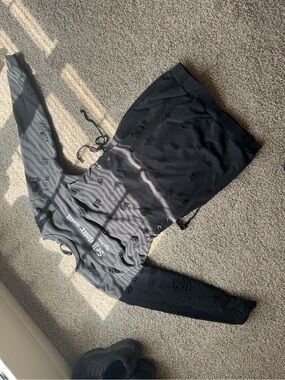 AKIRA Black Distressed Dress